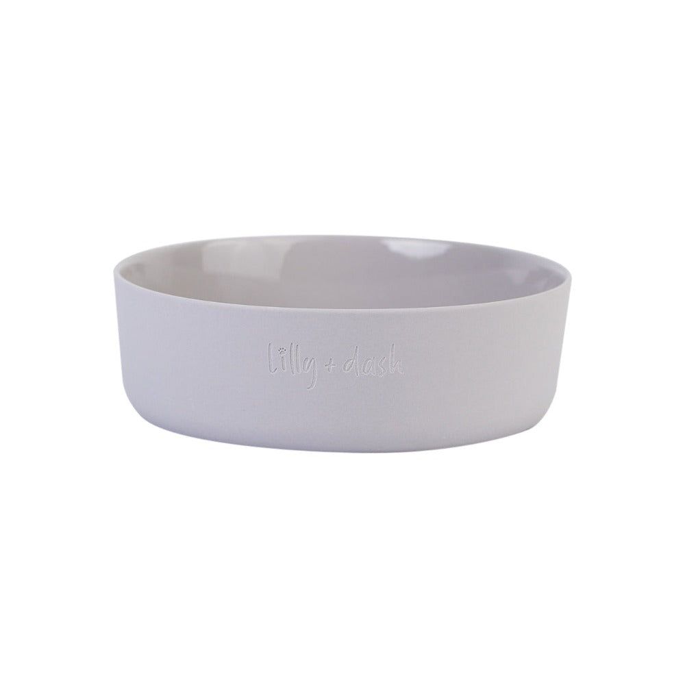 pet bowl slate - Lilly + Dash -  