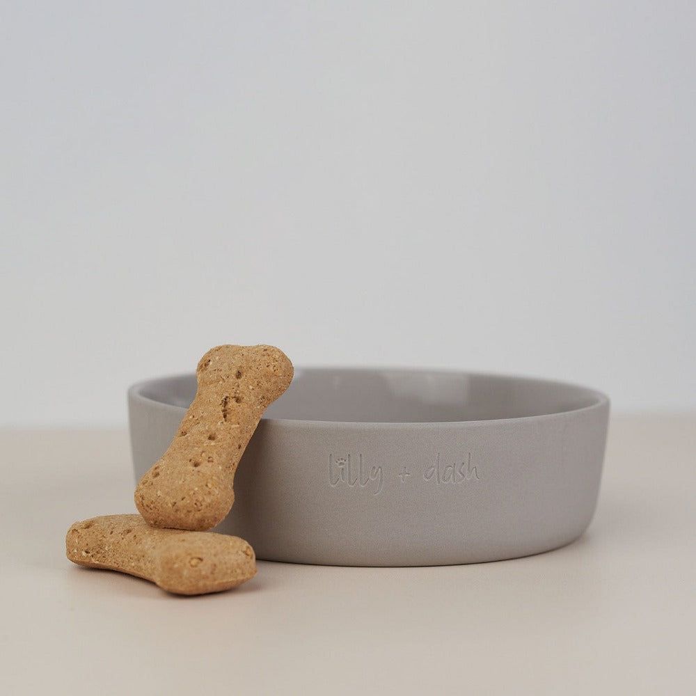 pet bowl slate - Lilly + Dash -  